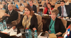 1.април 2019. Делегација Одбора за европске интеграције на међупарламентарној конференцији о будућности Европске уније у Букурешту